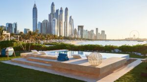 DRIFT Beach Dubai Private Beach Cabana pool DRIFT Beach Dubai Private Beach Cabana pool